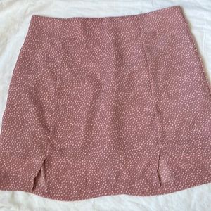 pink altard state mini skirt